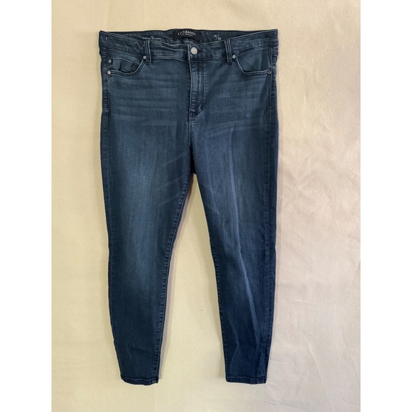 Liverpool Los Angeles Denim - Liverpool Los Angeles The Ankle Skinny Jeans Size 16/33 Dark Wash MSRP $89